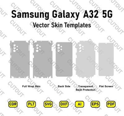 Samsung Galaxy A32 5G Vector Skin Cut Files