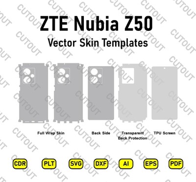 ZTE nubia Z50 Vector Skin Cut Files