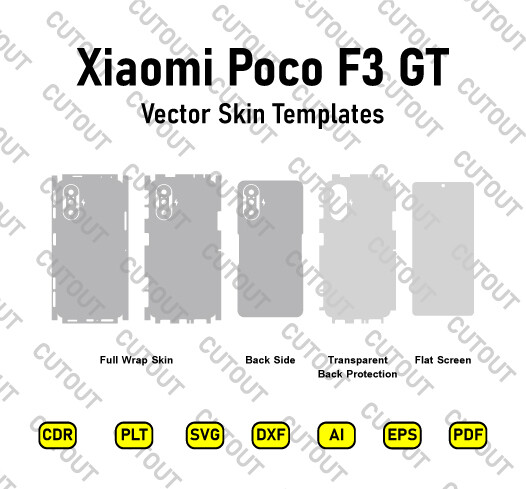 Xiaomi Poco F3 GT Vector Skin Cut Files