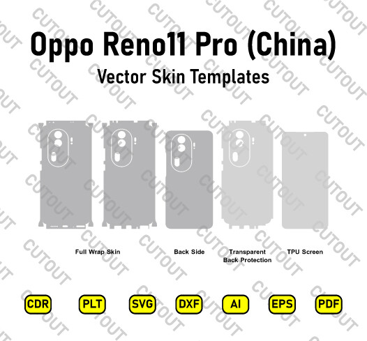 Oppo Reno11 Pro (China) PJJ110 Vector Skin Cut Files