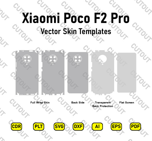 Xiaomi Poco F2 Pro Vector Skin Cut Files