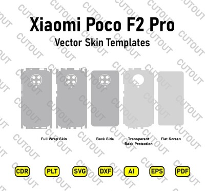 Xiaomi Poco F2 Pro Vector Skin Cut Files