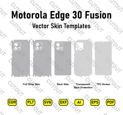 Motorola Edge 30 Fusion Vector Skin Cut Files