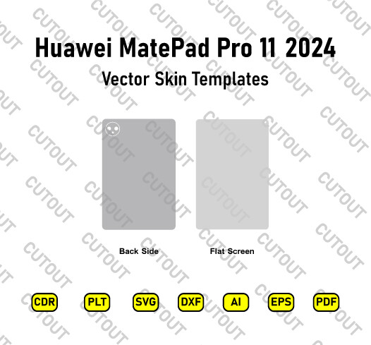 Huawei MatePad Pro 11 2024 Vector Skin Cut Files