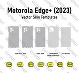 ​Archivos de corte de piel vectorial de Motorola Edge+ (2023)