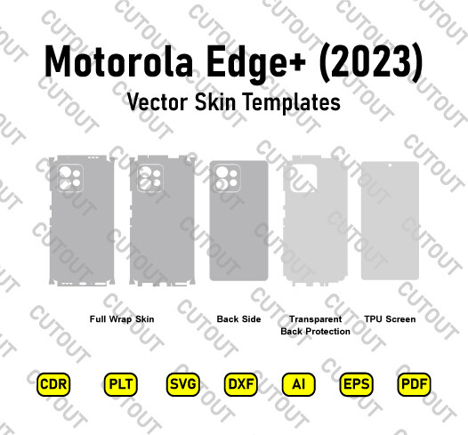 Motorola Edge Plus (2023) Vector Skin Cut Files