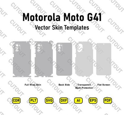 Motorola Moto G41 Vector Skin Cut Files