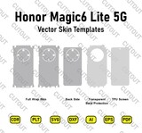 ​Archivos de corte de piel vectorial Honor Magic6 Lite 5G