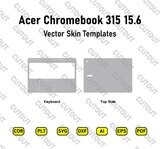 ​Archivos de corte de piel vectorial Acer Chromebook 315 15.6