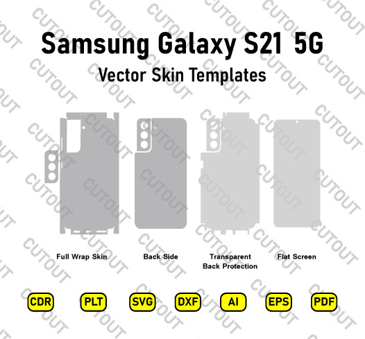 Samsung Galaxy  S21 5G Vector Skin Cut Files