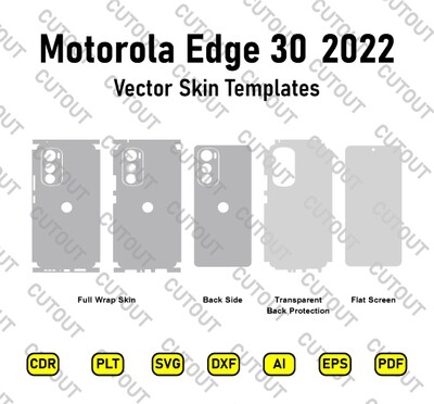 Motorola Edge 30 Vector Skin Cut Files