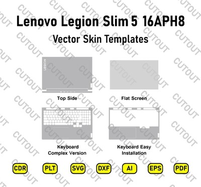 Lenovo Legion slim 5 16APH8 Vector Skin Cut Files
