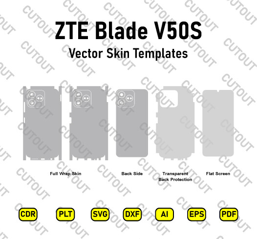 ZTE Blade V50S Vector Skin Cut Files