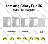 ​Archivos de corte de piel vectorial del Samsung Galaxy Fold 5G