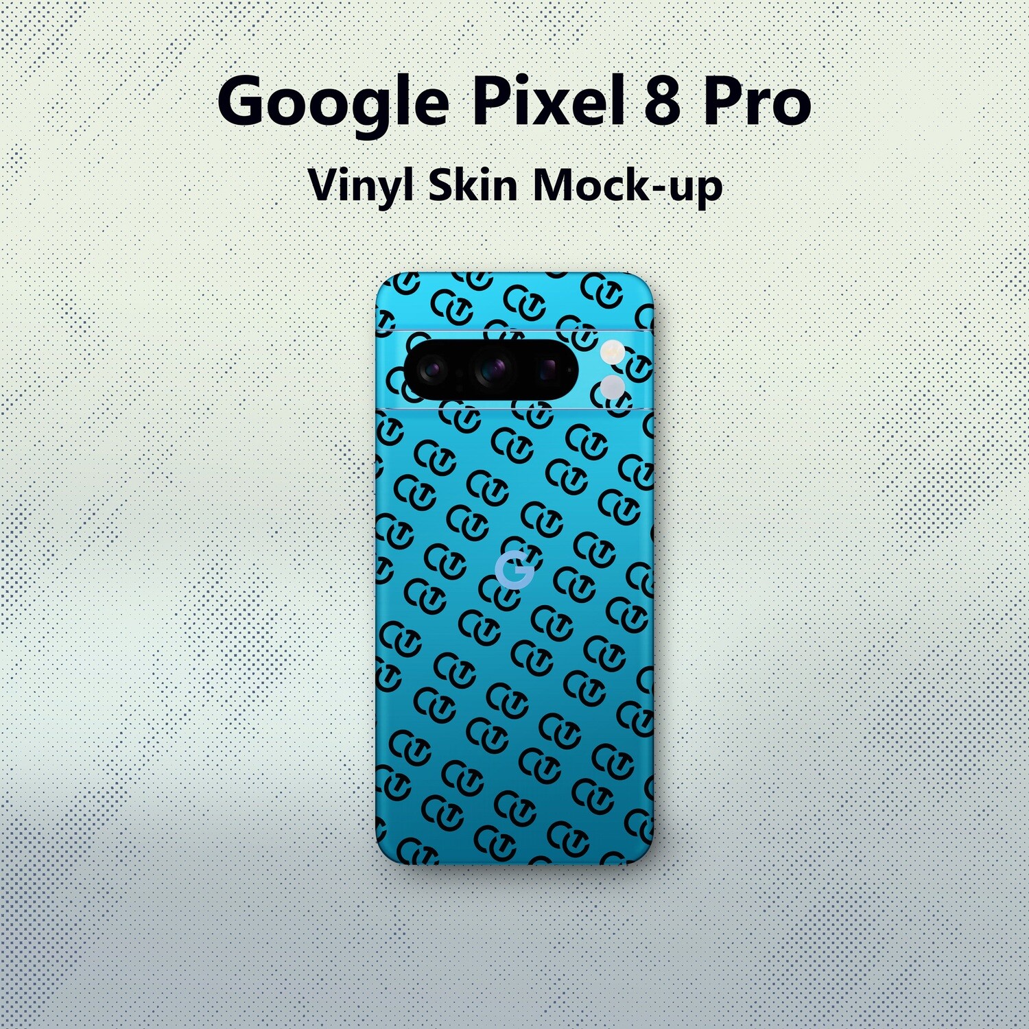 Google Pixel 8 Pro ​​PSD Vinyl Skin Mock-up