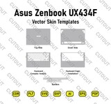 Asus Zenbook UX434F Vector Skin Cut Files