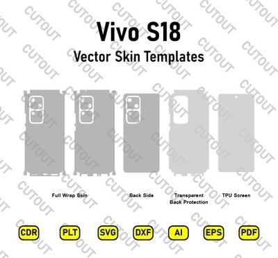 Vivo S18 Vector Skin Cut Files