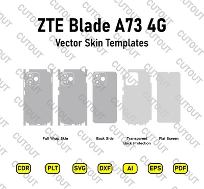 ZTE Blade A73 4G Vector Skin Cut Files