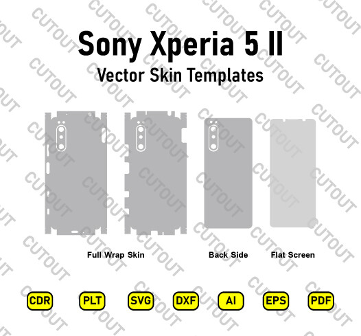 Sony Xperia 5 II Vector Skin Cut Files