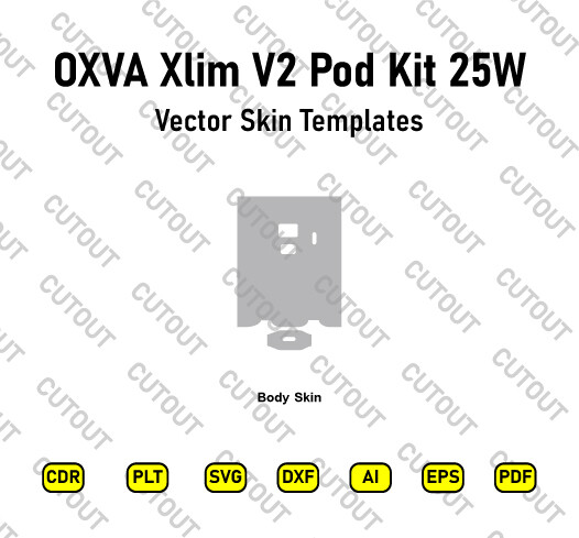 OXVA Xlim V2 Pod Kit 25W Vector Skin Cut Files
