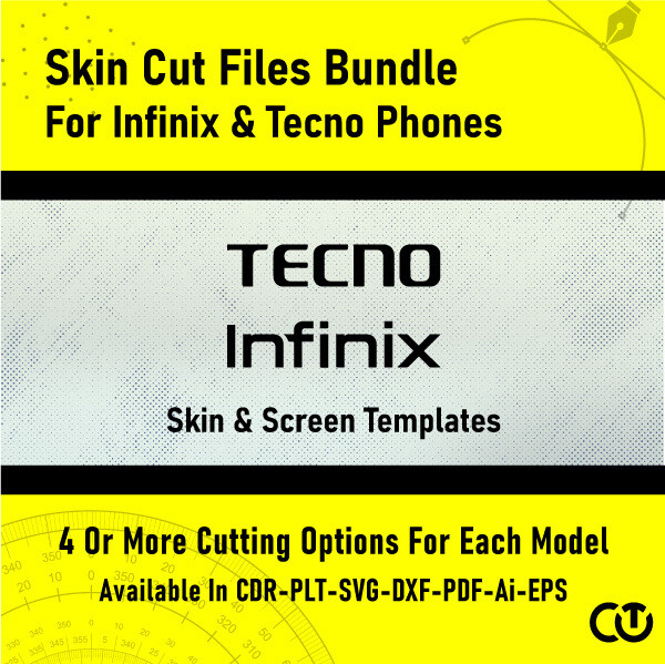Infinix-Tecno Phones Skin Cut File Bundle