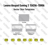 ​Archivos de corte de piel vectorial Lenovo ideapad Gaming 3 15ACH6-15IHU6