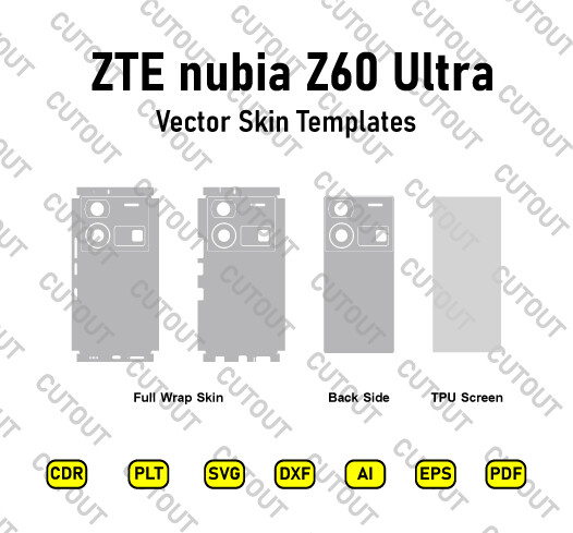 ZTE nubia Z60 Ultra Vector Skin Cut Files