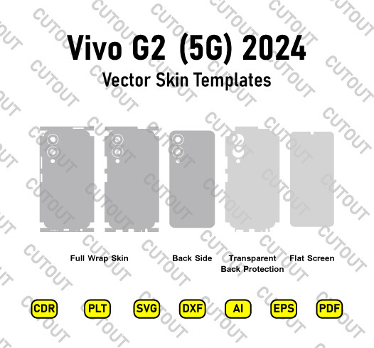 Vivo G2 5G 2024 Vector Skin Cut Files