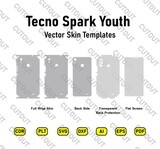 Tecno Spark Youth Vector Skin Cut Files