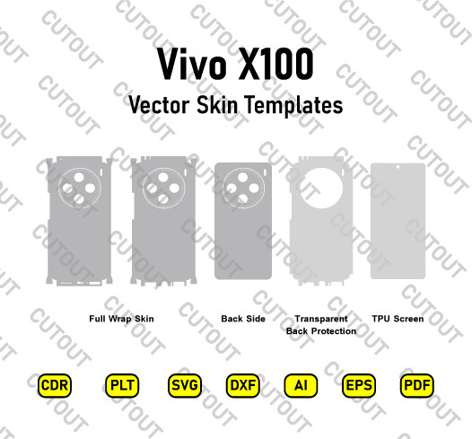 Vivo X100 Vector Skin Cut Files