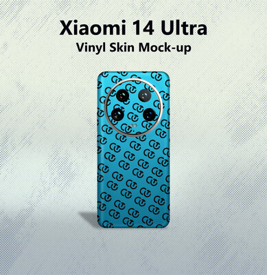 Xiaomi 14 Ultra PDS Vinyl Skin Mock-up