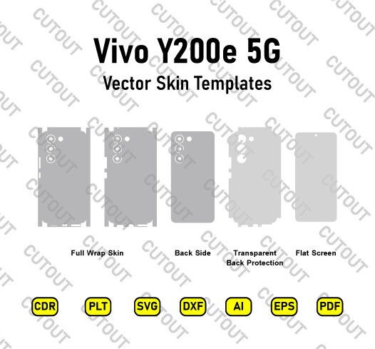 Vivo Y200e 5G Vector Skin Cut Files