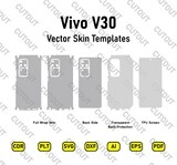 Vivo V30 5G 2024 Vector Skin Cut Files