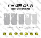 ​Archivos de corte de piel vectorial Vivo iQOO Z8x 5G