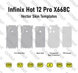 ​Archivos de corte de piel vectorial Infinix Hot 12 Pro X668C