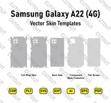 Samsung Galaxy A22 4G Vector Skin Cut Files