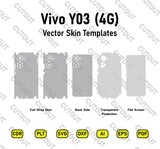 ​Vivo Y03 4G Vector Skin Cut-Dateien