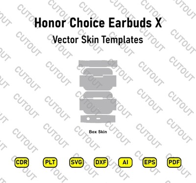 Honor Choice Earbuds x Moecen Vector Skin Cut Files