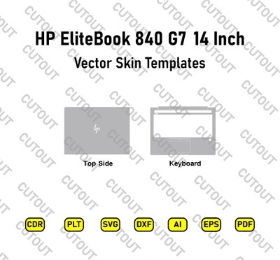 ​HP EliteBook 840 G7 14 Inch Vector Skin Cut Files