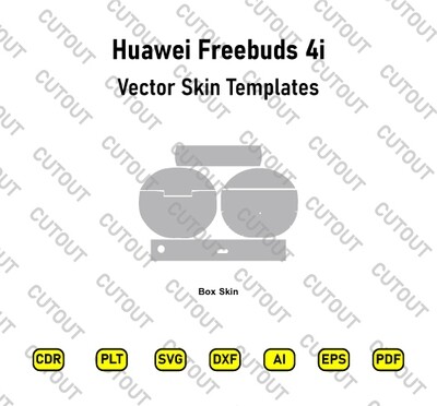Huawei Freebuds 4I Vector Skin Cut Files