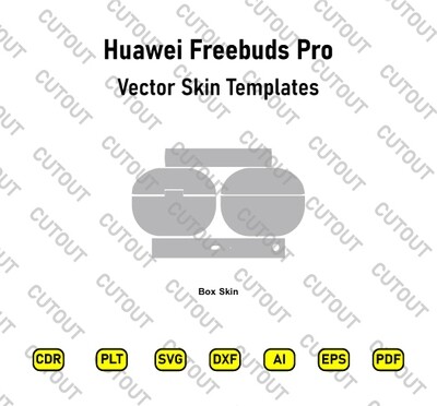 Huawei Freebuds Pro Vector Skin Cut Files