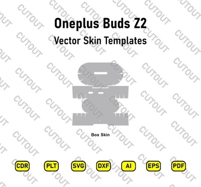 Oneplus Buds Z2 Vector Skin Cut Files