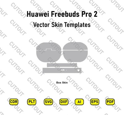 Huawei Freebuds Pro 2 Vector Skin Cut Files
