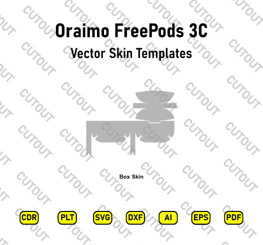 Oraimo FreePods 3C Vector Skin Cut Files