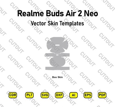 Realme Buds Air 2 Neo Vector Skin Cut Files