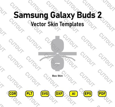 Samsung Galaxy Buds 2 Vector Skin Cut Files