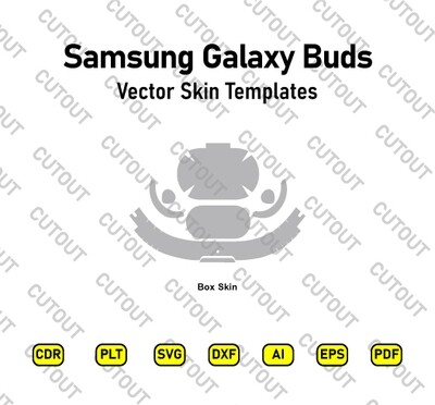 Samsung Galaxy Buds Vector Skin Cut Files