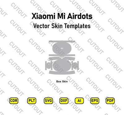 ​Xiaomi Mi Airdots True Vector Skin Cut-Dateien