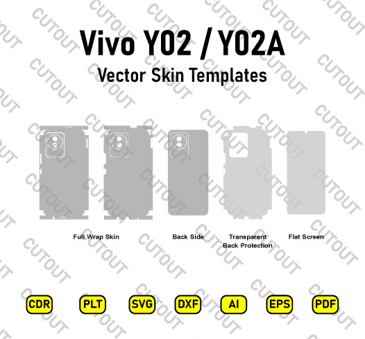 Vivo Y02-Y02A Vector Skin Cut Files