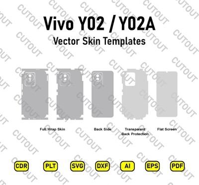 Vivo Y02-Y02A Vector Skin Cut Files